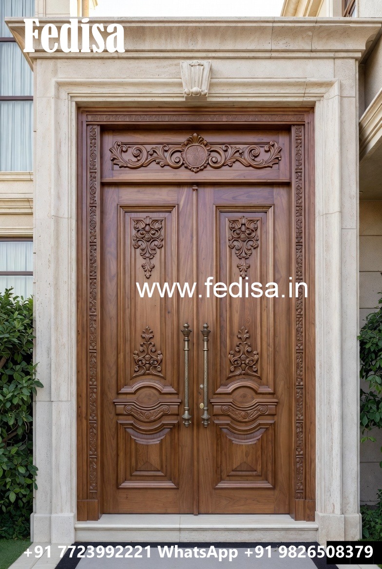Arch Top Wooden Door Bedroom Door Design No-6155