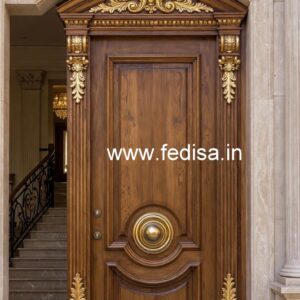 Antique Door Style Wooden Door Design For Home No-6163