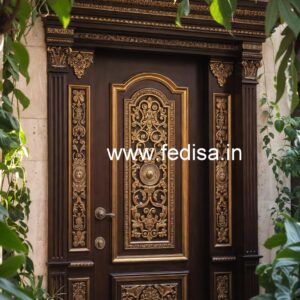 Italian Style Wooden Doors Modern Main Door Design No-6221