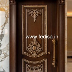 Traditional Carved Wooden Front Door Ideas Mandir Door Design No-6229
