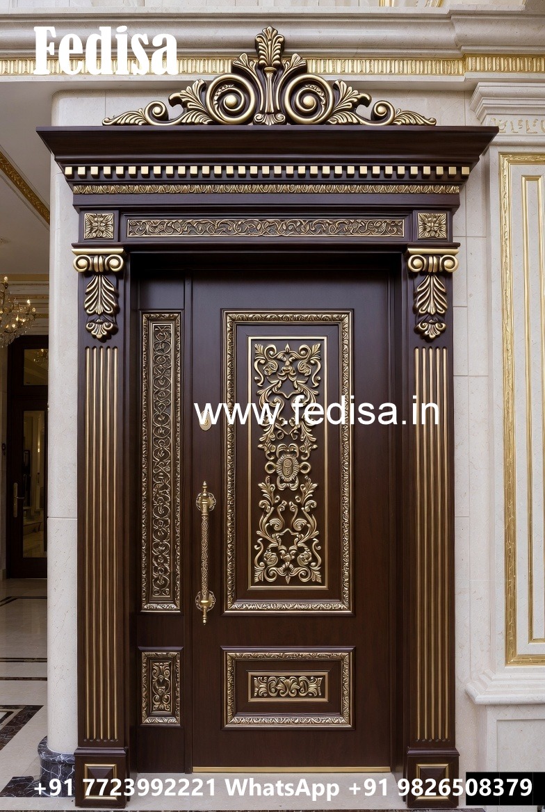 Teak Wood Door Design Chaukhat Design No-6251