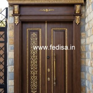 Classic Wooden Main Door Design For Home Door Skin Design No-6269