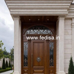 Arch Top Wooden Door Double Door Design 2026 No-6278