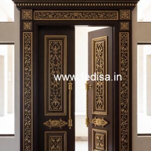 Front Entrance Classic Door Simple Pooja Room Door Design No-6305