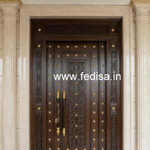 Rustic Classic Door Modern Main Double Door Designs For Indian Homes No-6382