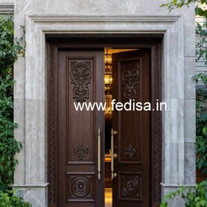Vintage Wooden Door Single Main Door Design No-6406