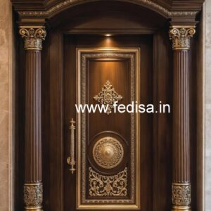 Mahogany Classic Doors Two Door Design No-6416