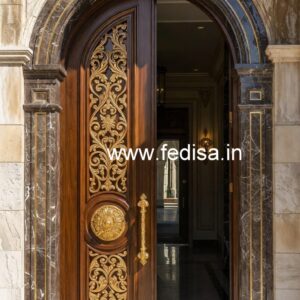 Rustic Classic Door Partition Door Design No-6423