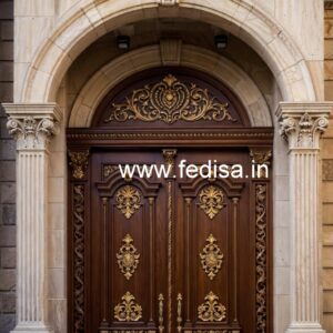 Traditional Carved Wooden Front Door Ideas Teak Main Door Design No-6475