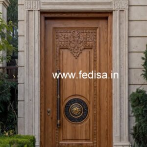 Classic Front Door Ideas Main Door Wall Design No-6489
