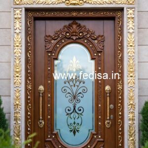 Hardwood Traditional Doors Sliding Door Design For Home No-6501