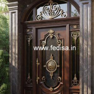 Bungalow Classic Door Design Metal Safety Door Design No-6513