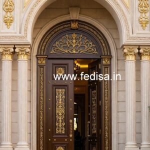 Arch Top Wooden Door Door Design Price No-6524