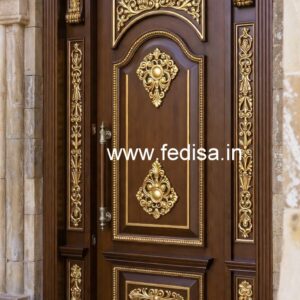 Teak Wood Door Design Plywood Door Design With Glass No-6538