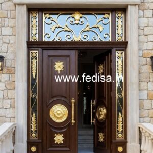 Colonial Style Door Stainless Steel Main Door Grill Design No-6545
