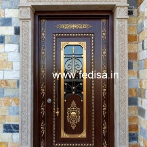 French Classic Doors Main Double Door Jali Design No-6548
