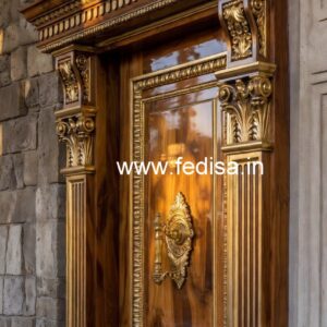 Royal Entrance Door Foldable Door Design No-6575