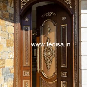Teak Wood Door Design Front Door Design Double Door No-6579