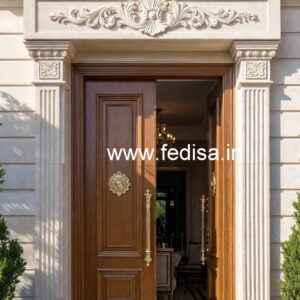 Italian Style Wooden Doors Main Gate Jali Design No-6590