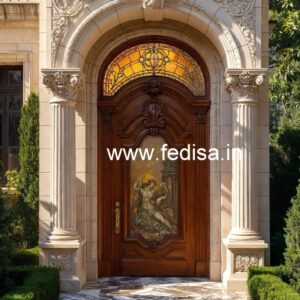 Classic Wooden Main Door Design For Home Steel Main Door Design For Home No-6597