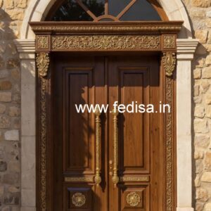 Glass Panel Classic Door Main Door Frame Design For Home No-6608
