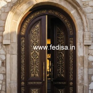 European Classic Door Shop Glass Door Design No-6625