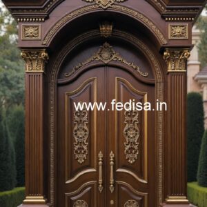 Classic Front Door Ideas Simple Double Door Design No-6653