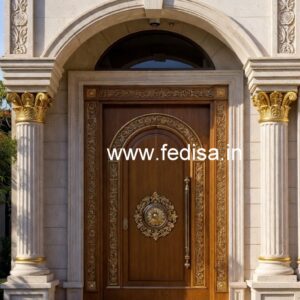 Royal Entrance Door Tafan Glass Door Design No-6698