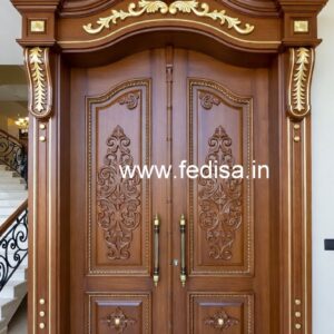 Classic Wooden Main Door Design For Home Main Door Wall Design For Indian Homes No-6720