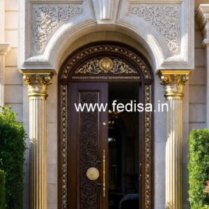 Carved Door Patterns Iron Jali Door Design No-6725