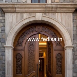Antique Door Style Iron Safety Door Designs For Home No-6737