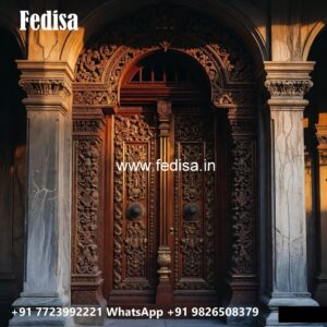 Palace Style Doors House Front Entrance Design No-6760