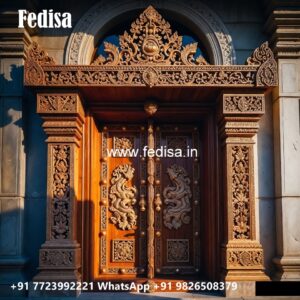 Classic Front Door Ideas Aluminum Main Door Design No-6776