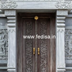 Villa Entrance Door Bifold Door Design No-6799