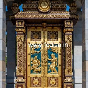 Vintage Wooden Door Digital Door Design No-6816