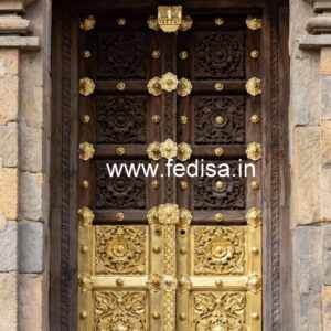 Handcrafted Wooden Door Jali Door Design Wooden No-6828
