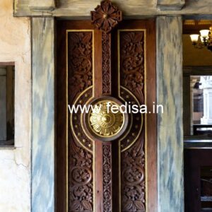 Decorative Wooden Doors Roller Door Designs No-6849
