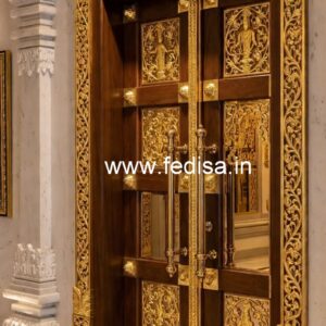 Double Door Classic Style Lakdi Ke Darwaje Ke Design No-6851