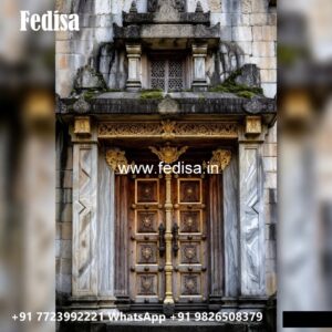 Royal Entrance Door Single Main Door Design For Home No-6862