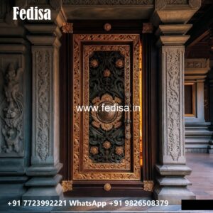 Vintage Wooden Door Jali Door Design Simple No-6898
