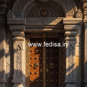 Traditional Carved Wooden Front Door Ideas Metal Main Door Design No-7008