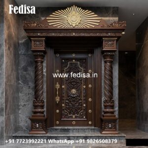 Teak Wood Door Design Grill Door Design For Main Door No-7030
