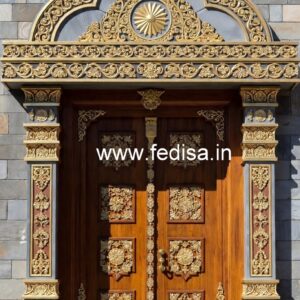 Front Entrance Classic Door Double Door Sunmica Design No-7125