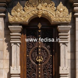 Royal Entrance Door Sagwan Door Simple Design No-7149