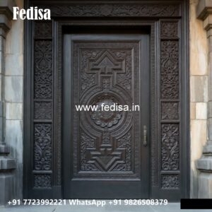 Arch Top Wooden Door Glass Door Partition For Living Room No-7180