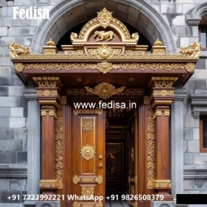 Elegant Door Design Iron Door Grill Design No-7187
