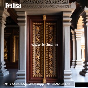 Heritage Door Design Flat Entrance Designs Exterior No-7232