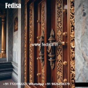 Solid Wood Classic Door Glass Door For Pooja Room Price No-7234