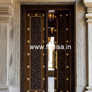 Teak Wood Door Design Sliding Door Gate Design No-7235