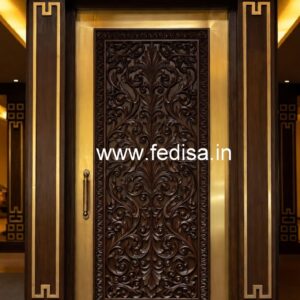 Mahogany Classic Doors Steel Darwaja Design No-7236